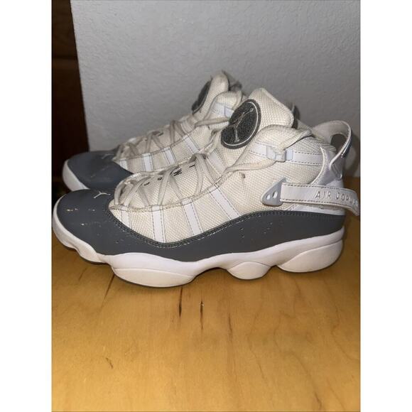 Men’s Nike Size 7.5 Jordan 6 Rings White Cool Grey 322992-121 - Picture 4 of 10